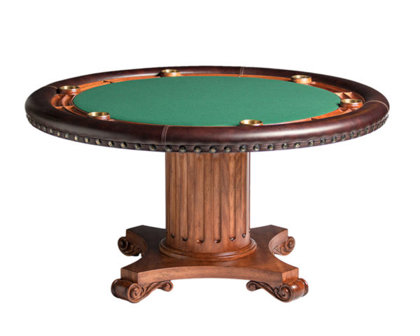 Augustus Poker Table w/ Optional Dining Top Game Tables