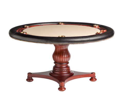 Calais Poker Table w/ Optional Dining Top Game Tables