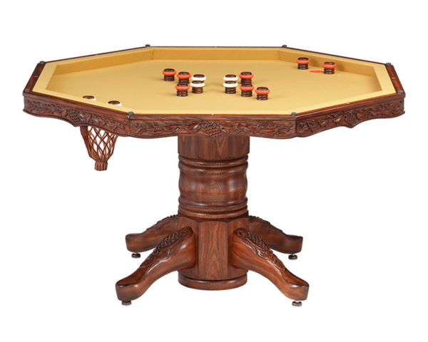 Chateau Poker Dining Table w/ Bumper Pool Game Tables