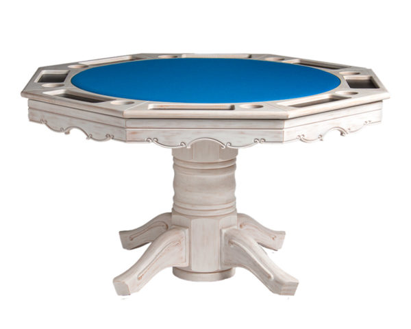 Classic Poker Dining Table w/ Bumper Pool Game Tables