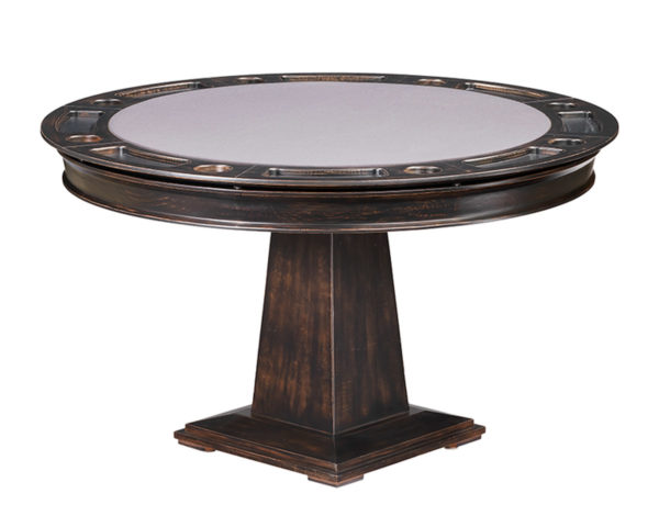 Dynasty Poker Dining Table w/ Bumper Pool Game Tables