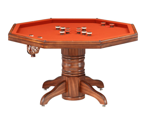 Riviera Poker Dining Table w/ Bumper Pool Game Tables
