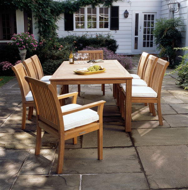 Chelsea Teak Outdoor Dining by Kingsley Bate Outdoor Dining Furniture