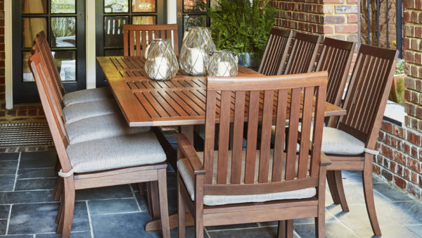 Richmond IPE Outdoor Dining by Jensen Outdoor Dining Furniture