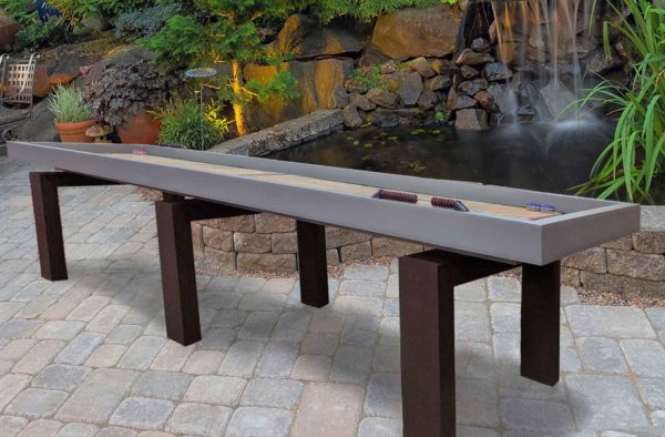 Rock Solid Outdoor Shuffleboard Table Outdoor Games