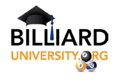 Billiard University LOGO Billiards Instruction Play Pool and Earn a Diploma 