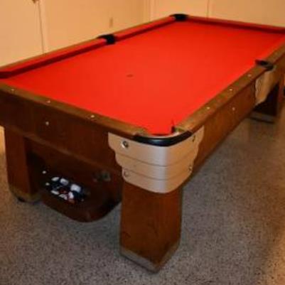 Pool Table made at Saunier Wilhelm plant circa 1930s Ray Gilchrist Worked there in 1950s