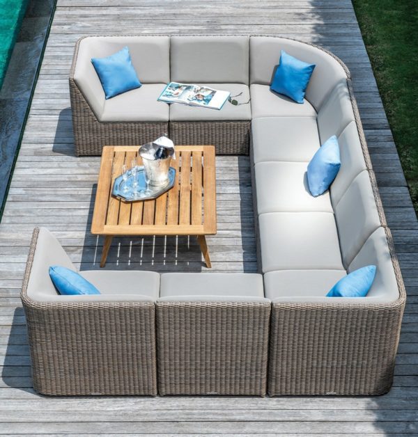 Milano Sectional Outdoor Furniture Collection Outdoor Deep Seating