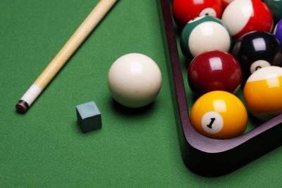 pool table accessories chalk cue billiard balls rack and more at Nashville Billiard and Patio