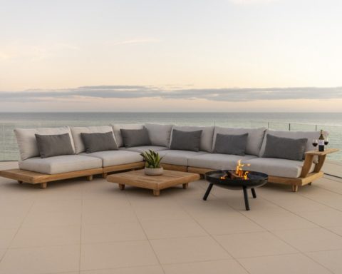 Sorrento Teak Sectional Outdoor Deep Seating