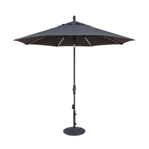Starlux 9ft. Collar Tilt Umbrella Patio & Outdoor